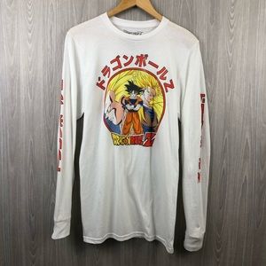 Dragon Ball Z Goku Saiyan Long Sleeve Graphic Tee